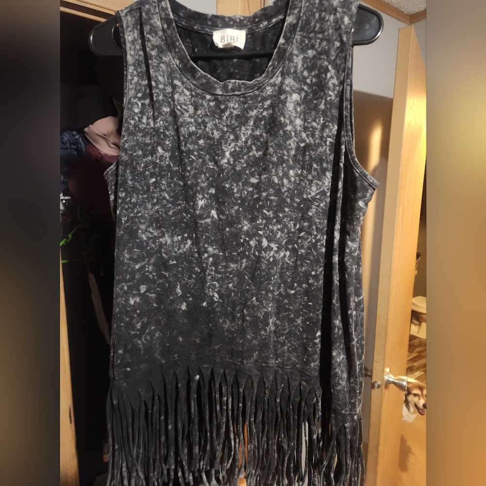Bibi black tank top